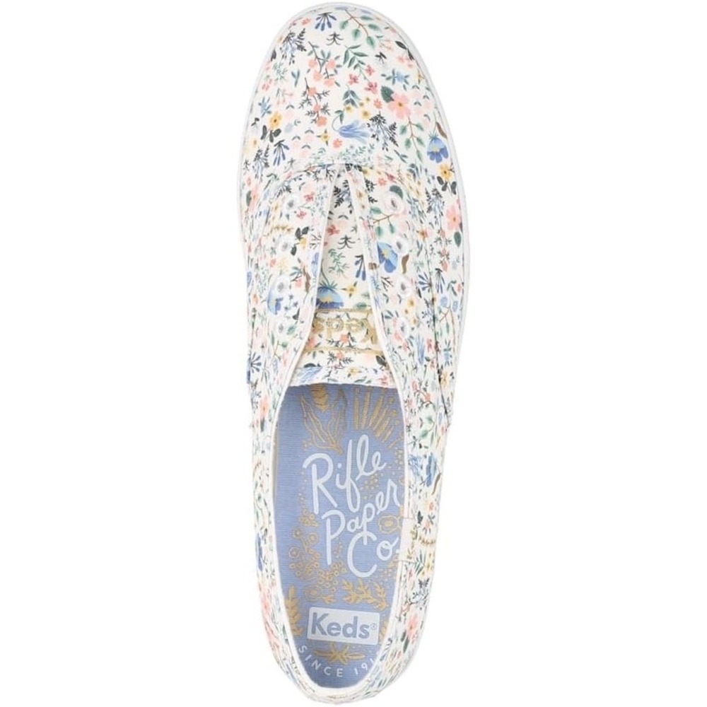 Keds x Rifle Paper Co. Women's Chillax Slip On Sneakers Bramble Fields Size 9